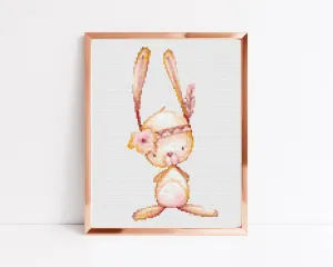 Rabbit Cross Stitch Pattern #335