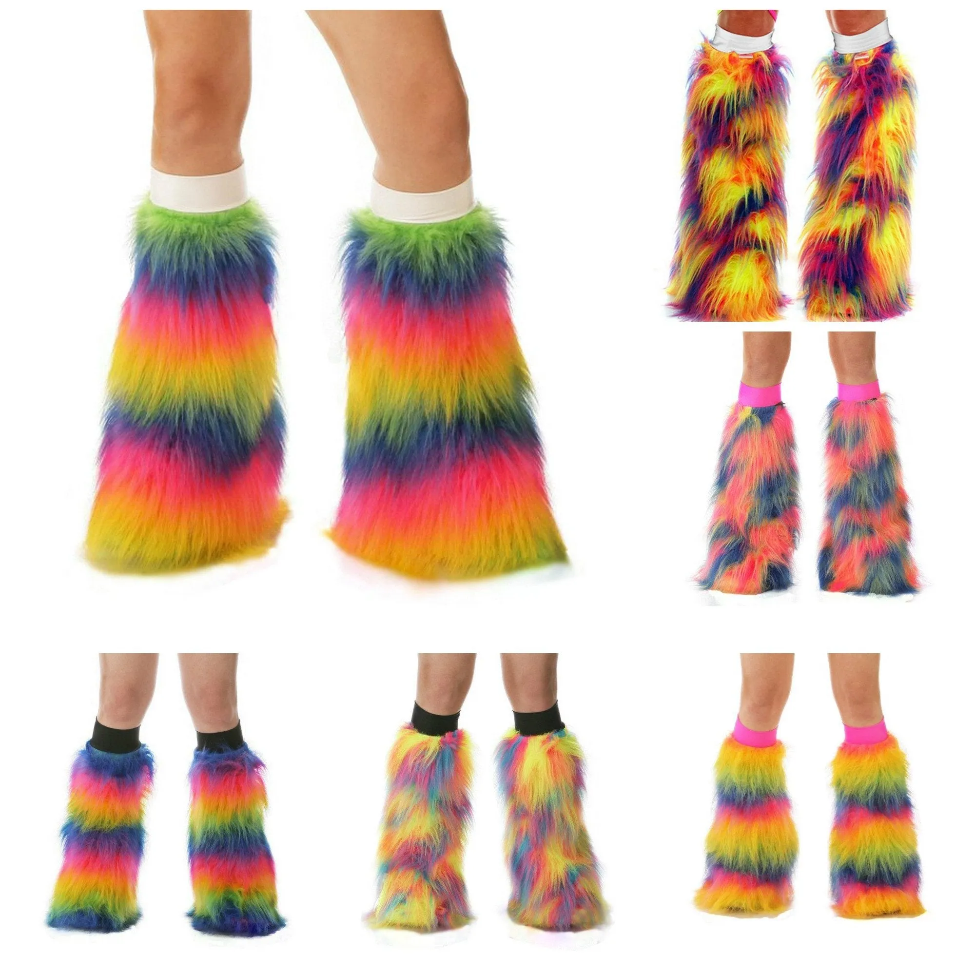 Rainbow Fluffies in Various Colors