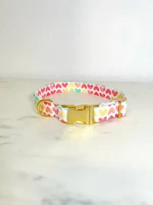 Rainbow Hearts Fi Compatible Collar