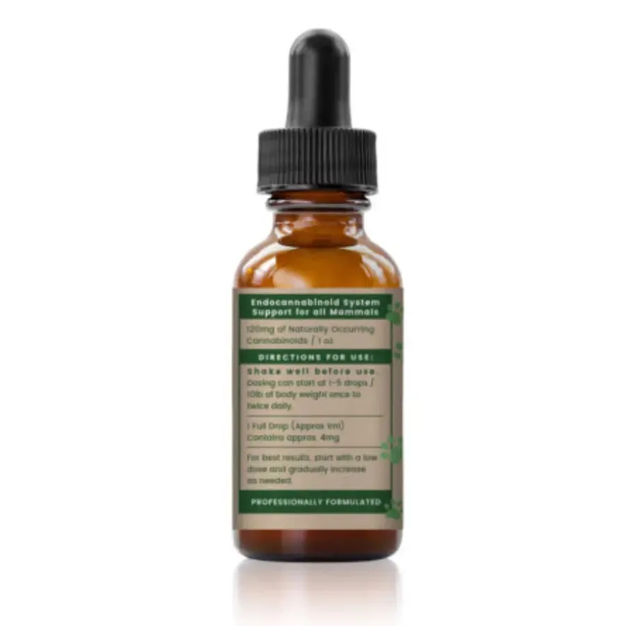 Relaxation Remedy CBD Oil for Pets – 120mg (1oz)
