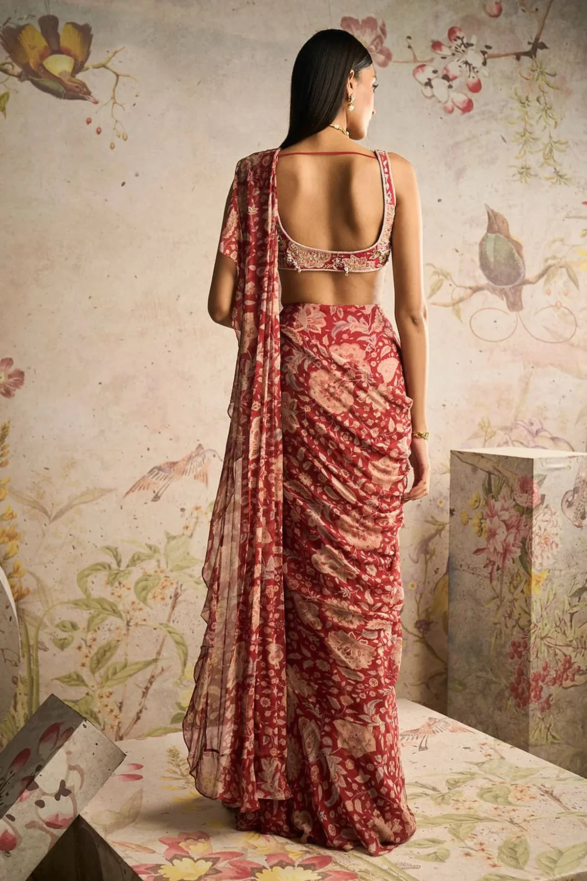 RETRO SAREE SET - Ready To Ship