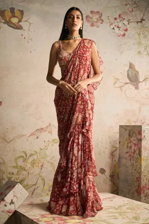 RETRO SAREE SET - Ready To Ship