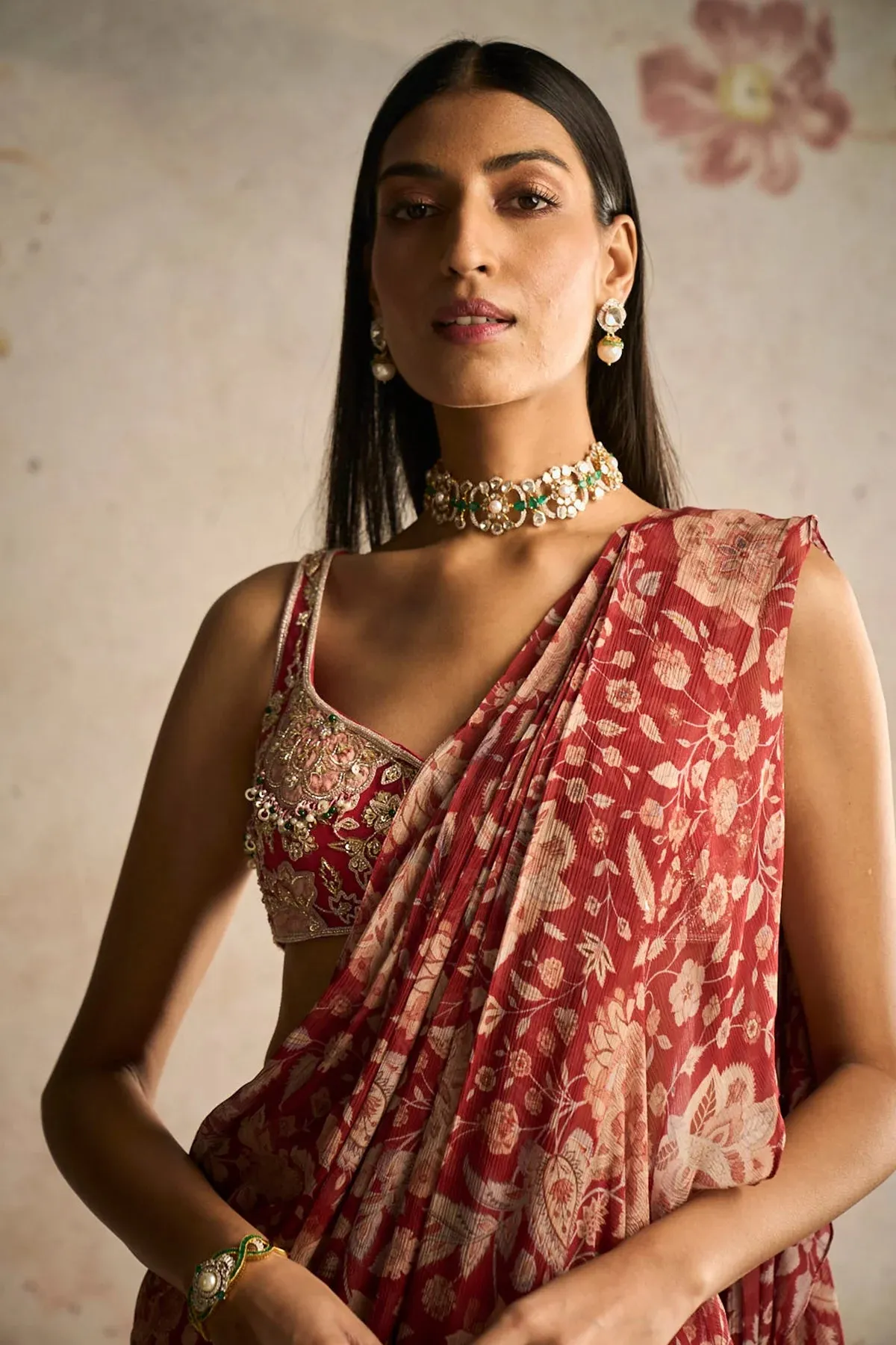 RETRO SAREE SET - Ready To Ship