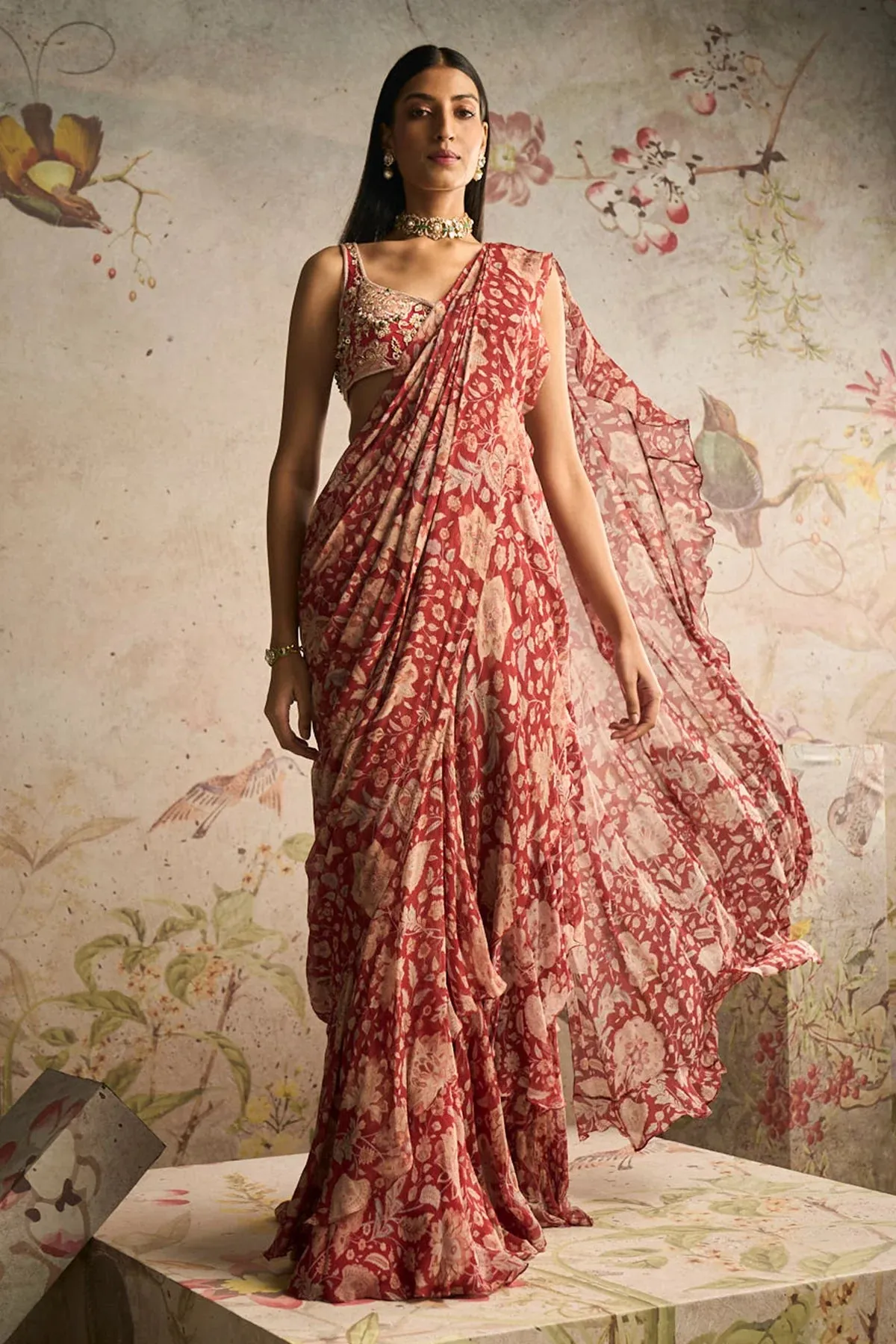 RETRO SAREE SET - Ready To Ship