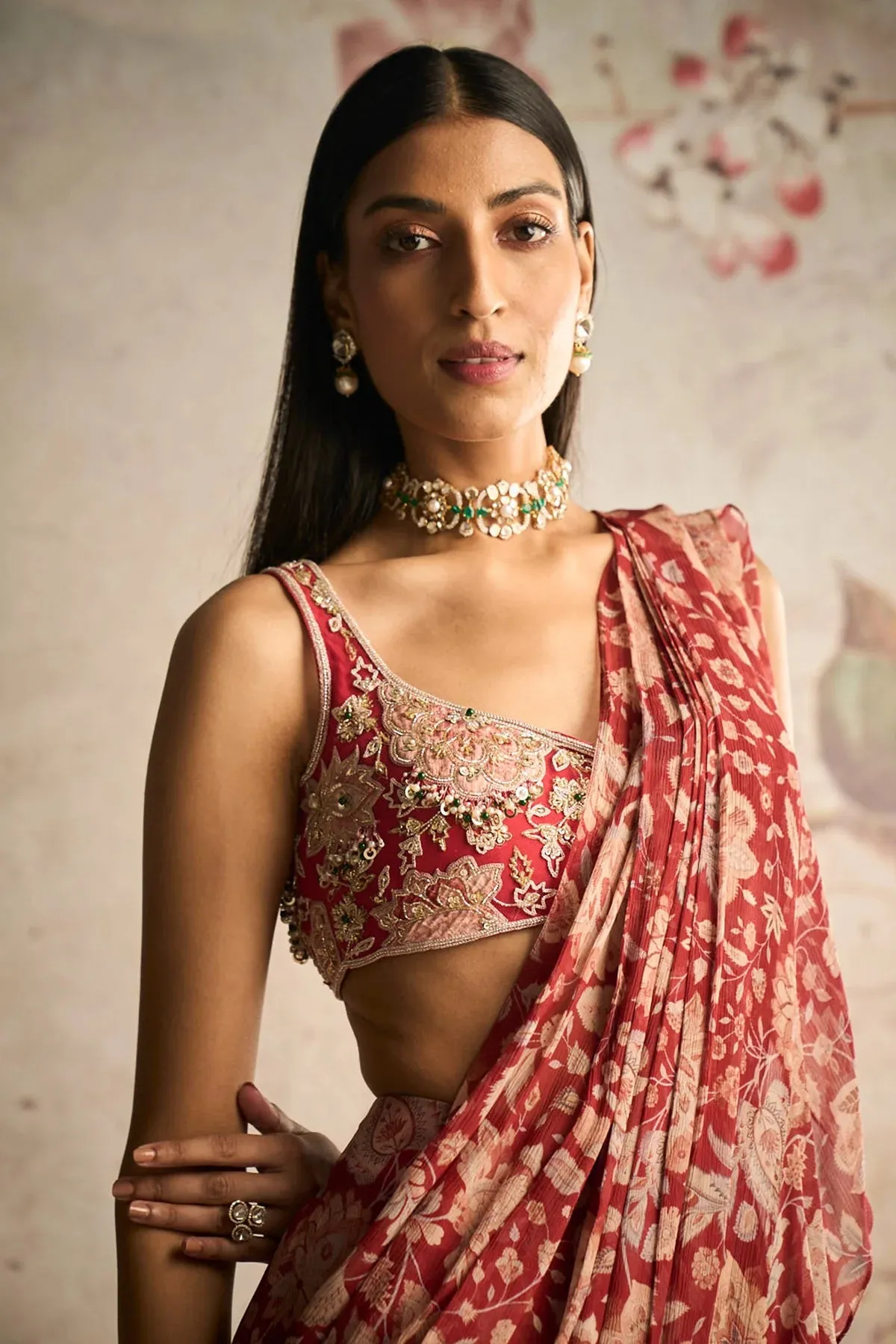 RETRO SAREE SET - Ready To Ship