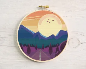 Road Cross Stitch Pattern #83