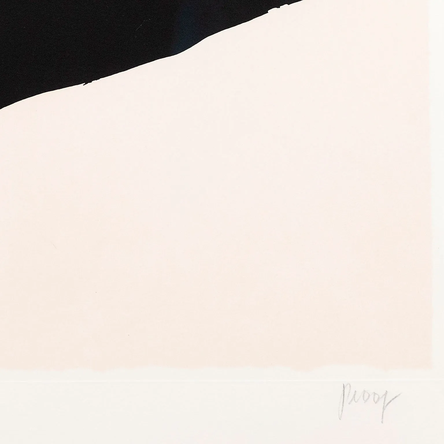ROBERT MOTHERWELL "AFRICA SUITE #10" , 1970