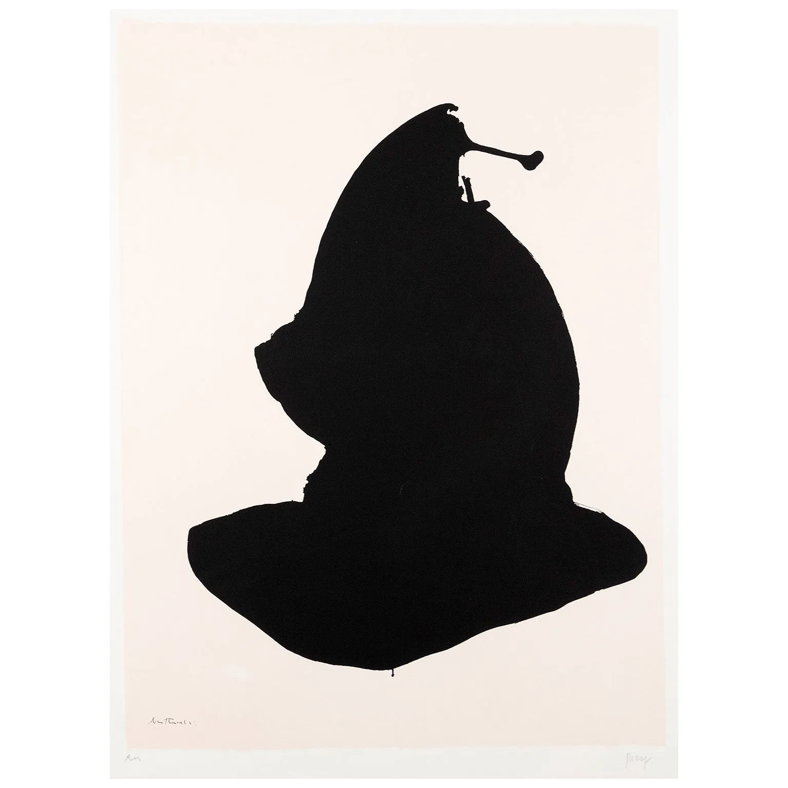 ROBERT MOTHERWELL "AFRICA SUITE #10" , 1970