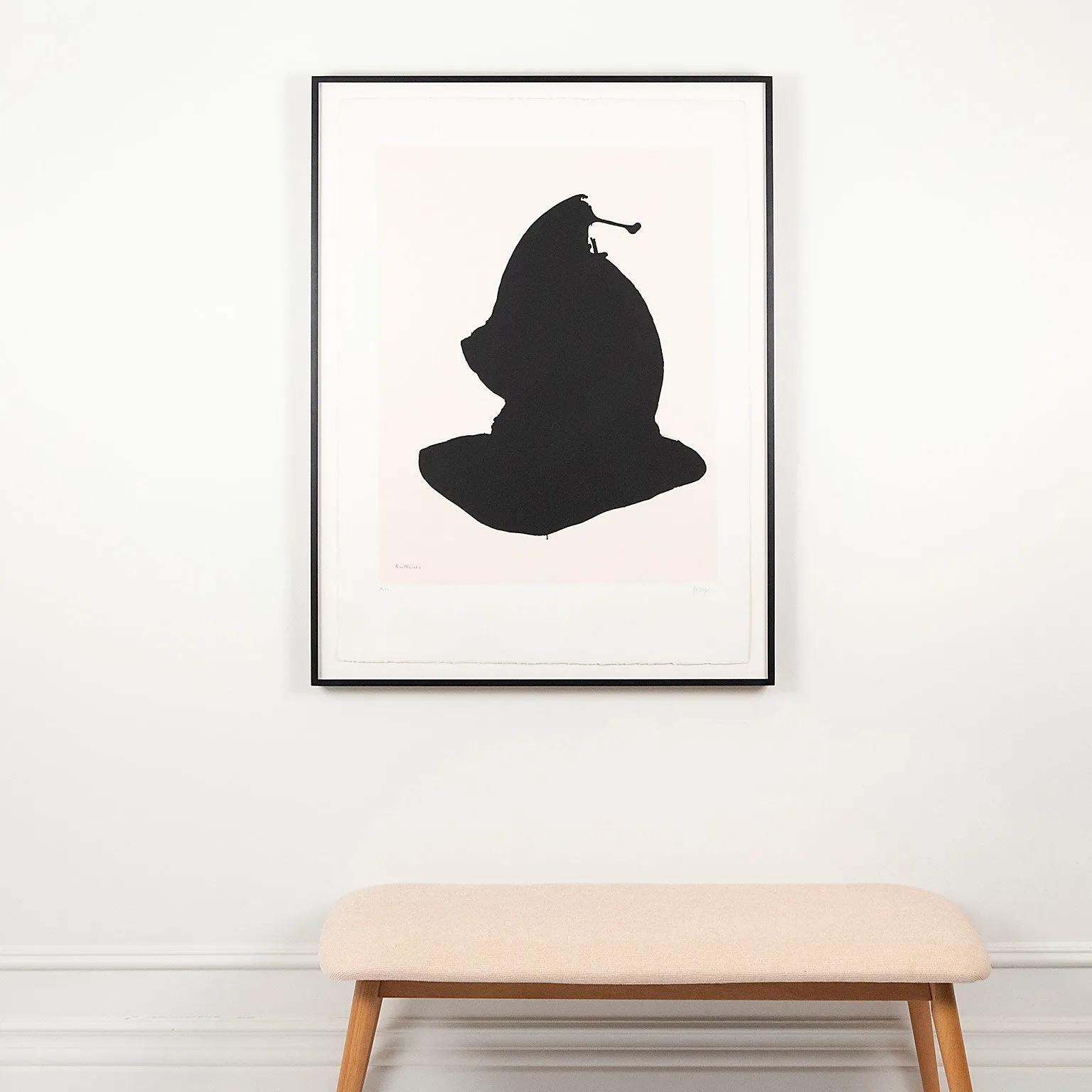 ROBERT MOTHERWELL "AFRICA SUITE #10" , 1970
