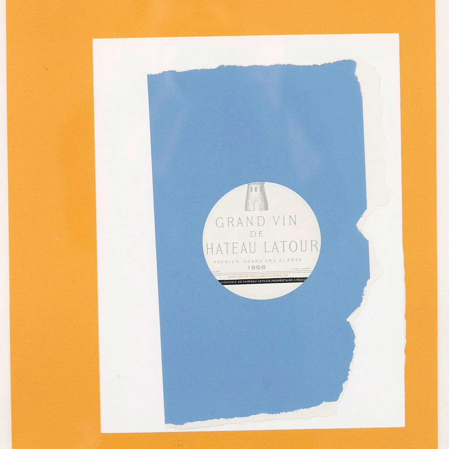 ROBERT MOTHERWELL "PAUILLAC #2", 1973
