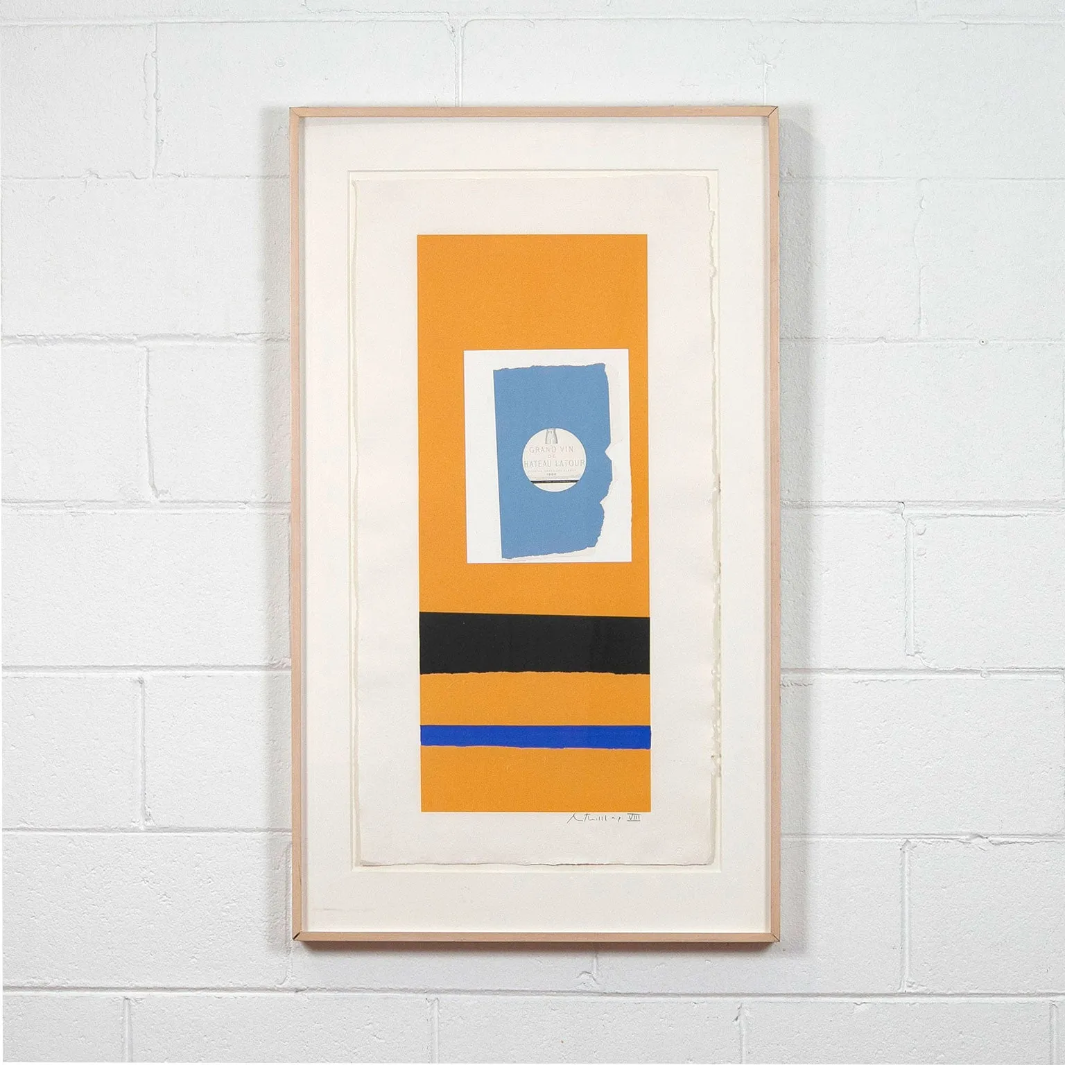 ROBERT MOTHERWELL "PAUILLAC #2", 1973