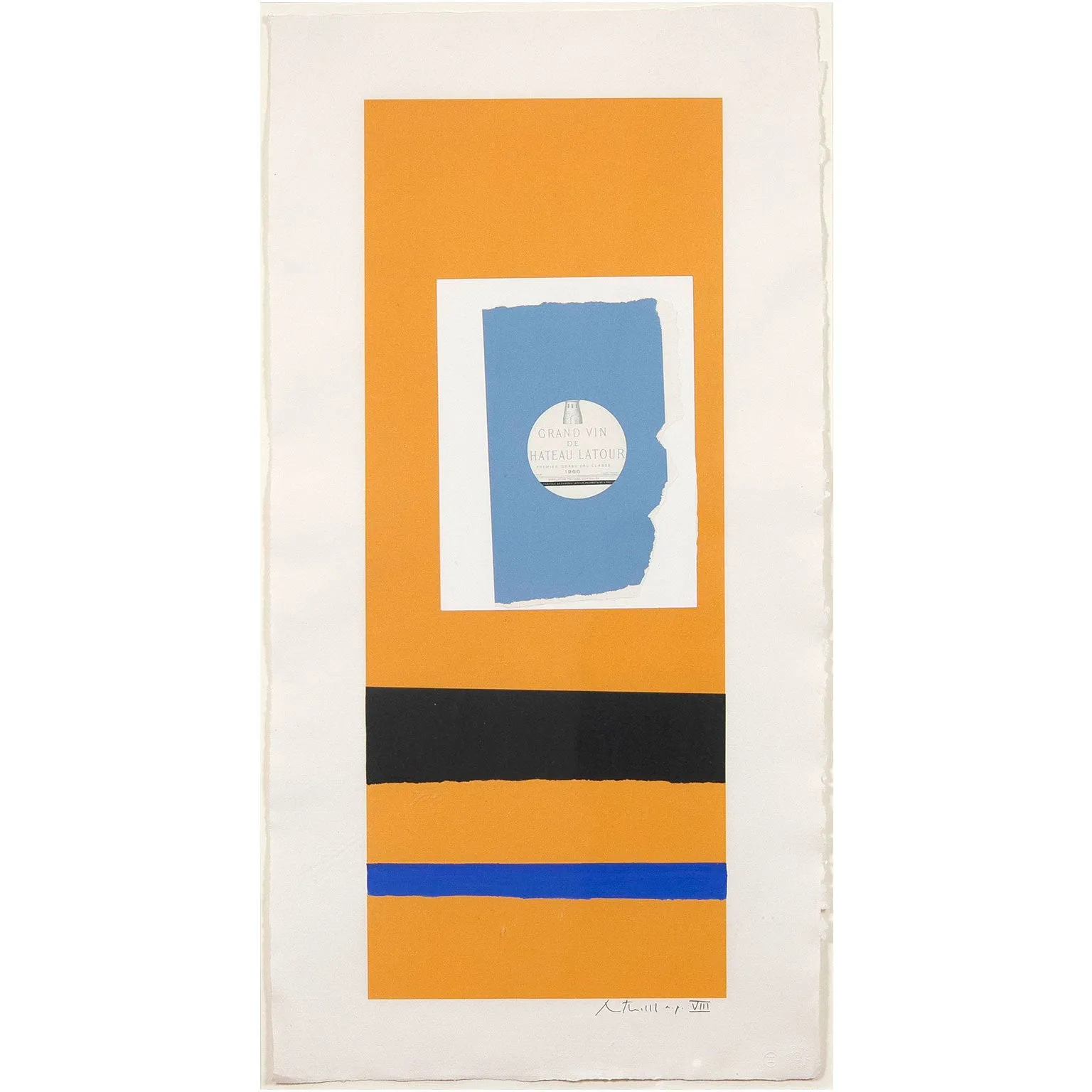 ROBERT MOTHERWELL "PAUILLAC #2", 1973