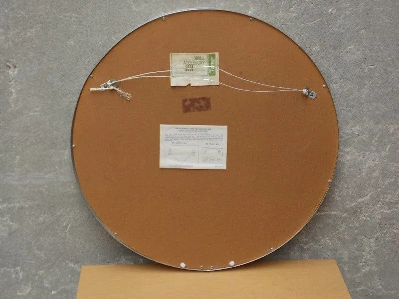 Round Picture Mirror with Tulips by Turner Wall Accessories