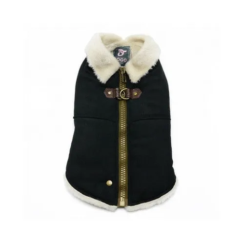 Runner Coat —  Black Furry