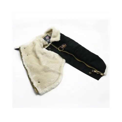 Runner Coat —  Black Furry