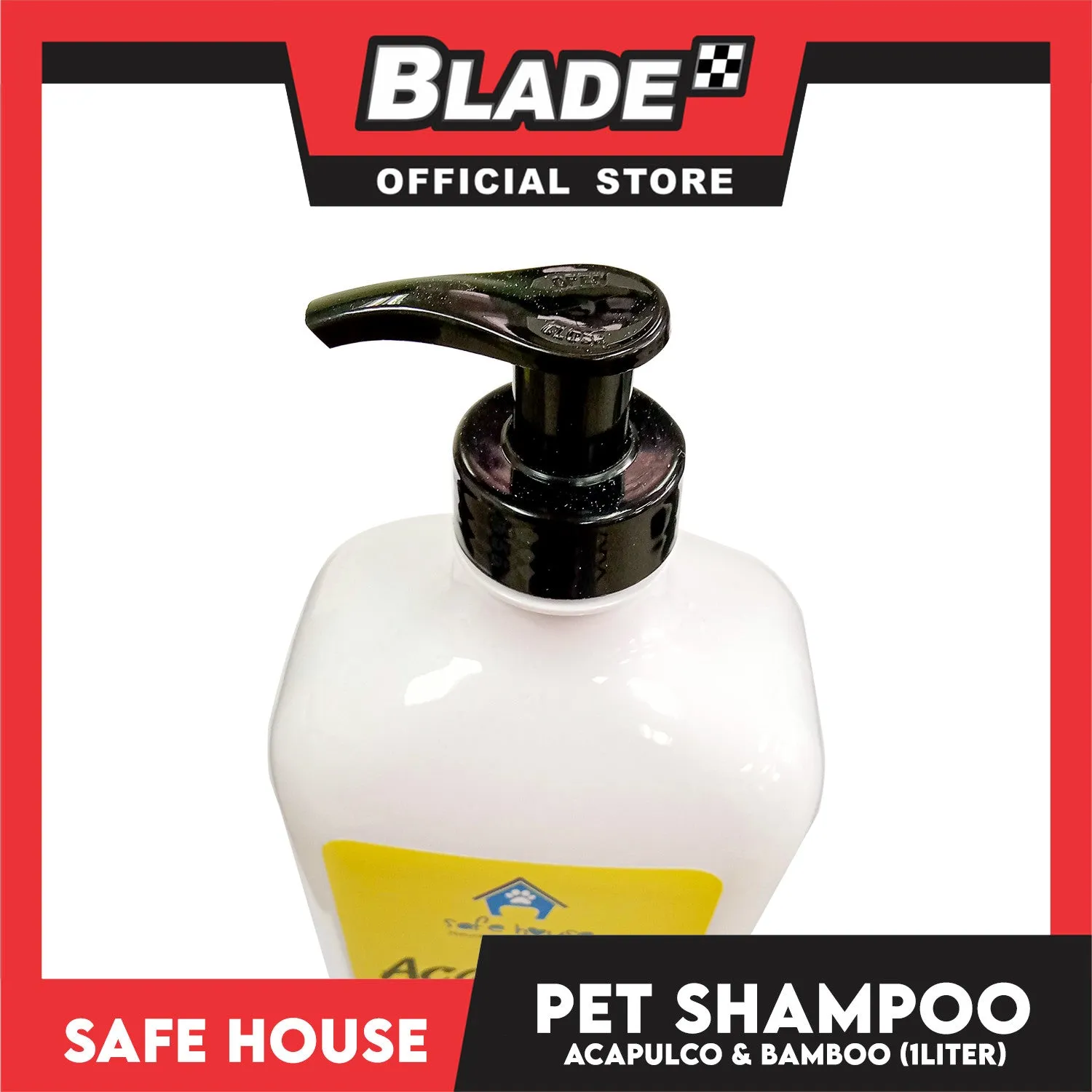 Safe House Natural Pet Care Solutions Pet Shampoo 1000ml (Acapulco and Bamboo) Healthy and Shiny Coat