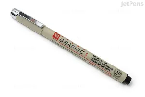 Sakura Pigma Graphic Pen - 1.0 mm - Black Ink