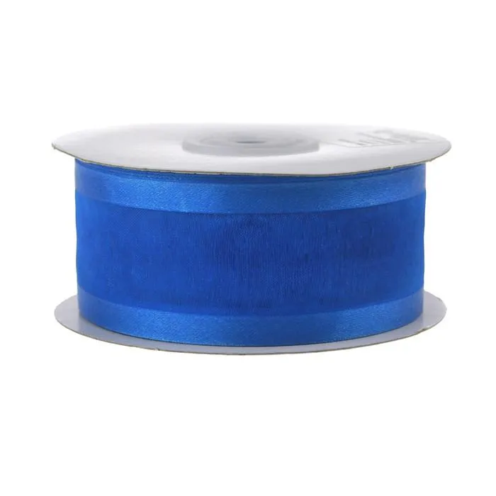 Satin-Edge Sheer Organza Ribbon, 1-1/2-inch, 25-yard