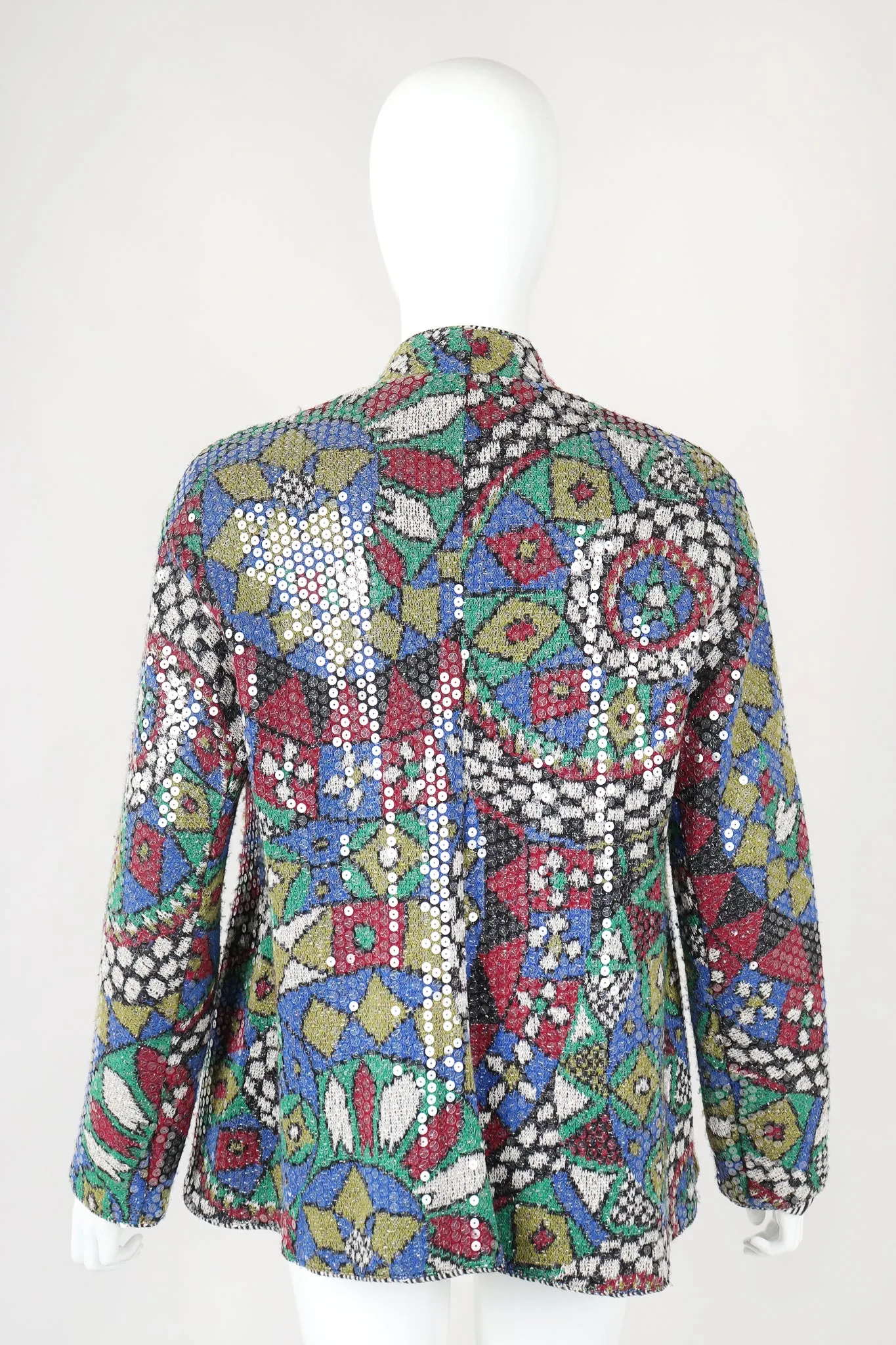 Sequined Knit Jacket