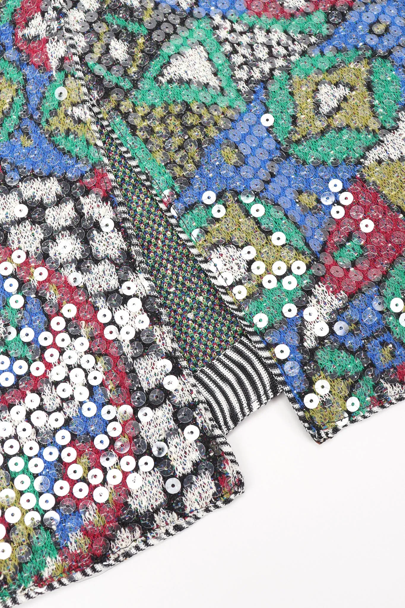Sequined Knit Jacket