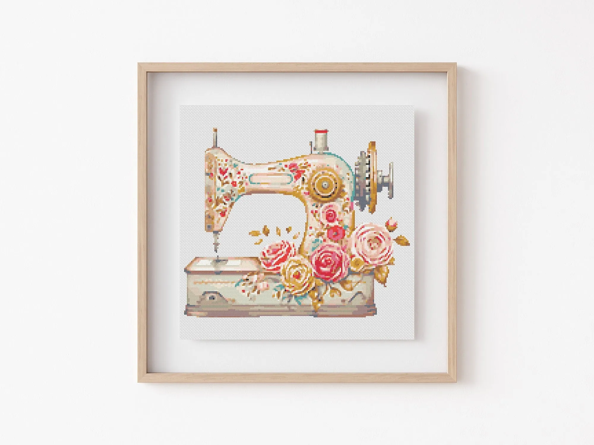 Sewing Machine Cross Stitch Pattern #1134
