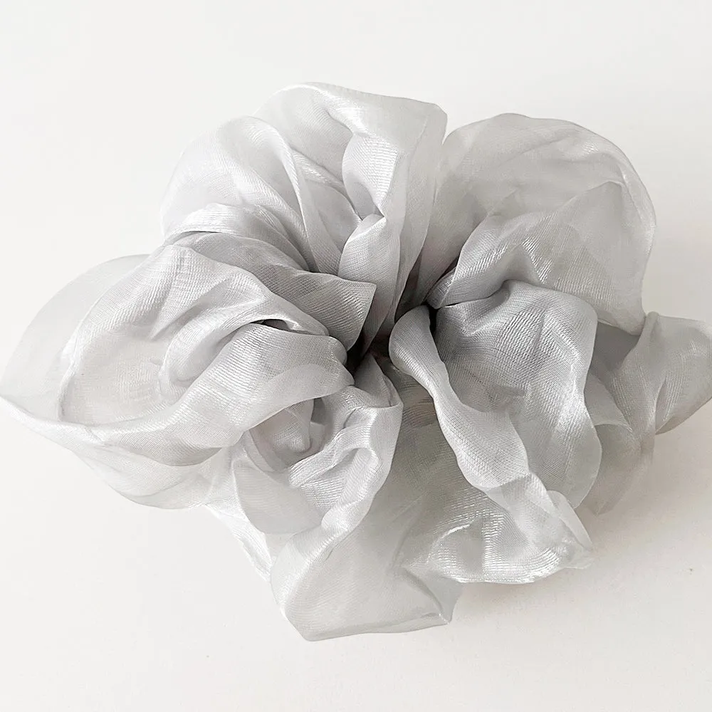 Shades of Grey Sheer Scrunchie
