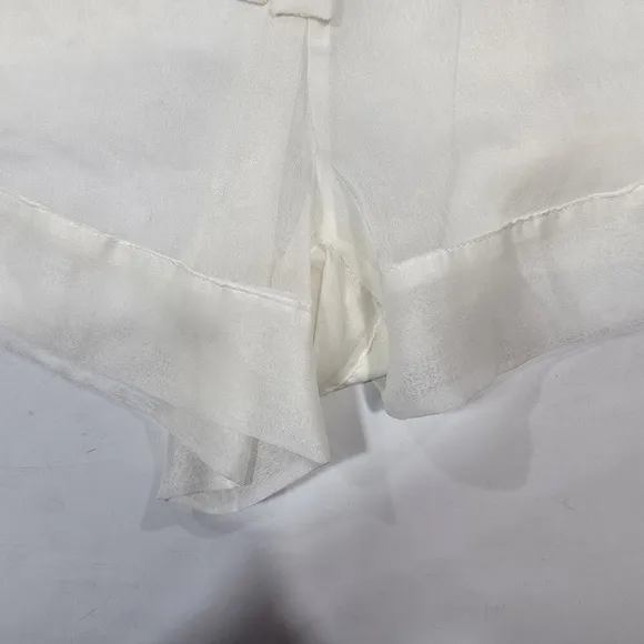 Shani Shemer Eden Rubber Band Shorts in Cream