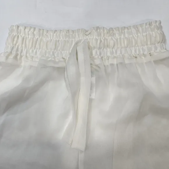 Shani Shemer Eden Rubber Band Shorts in Cream
