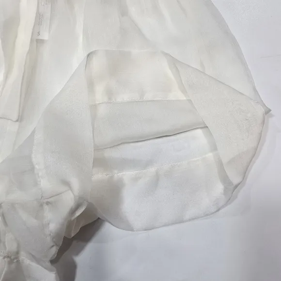 Shani Shemer Eden Rubber Band Shorts in Cream