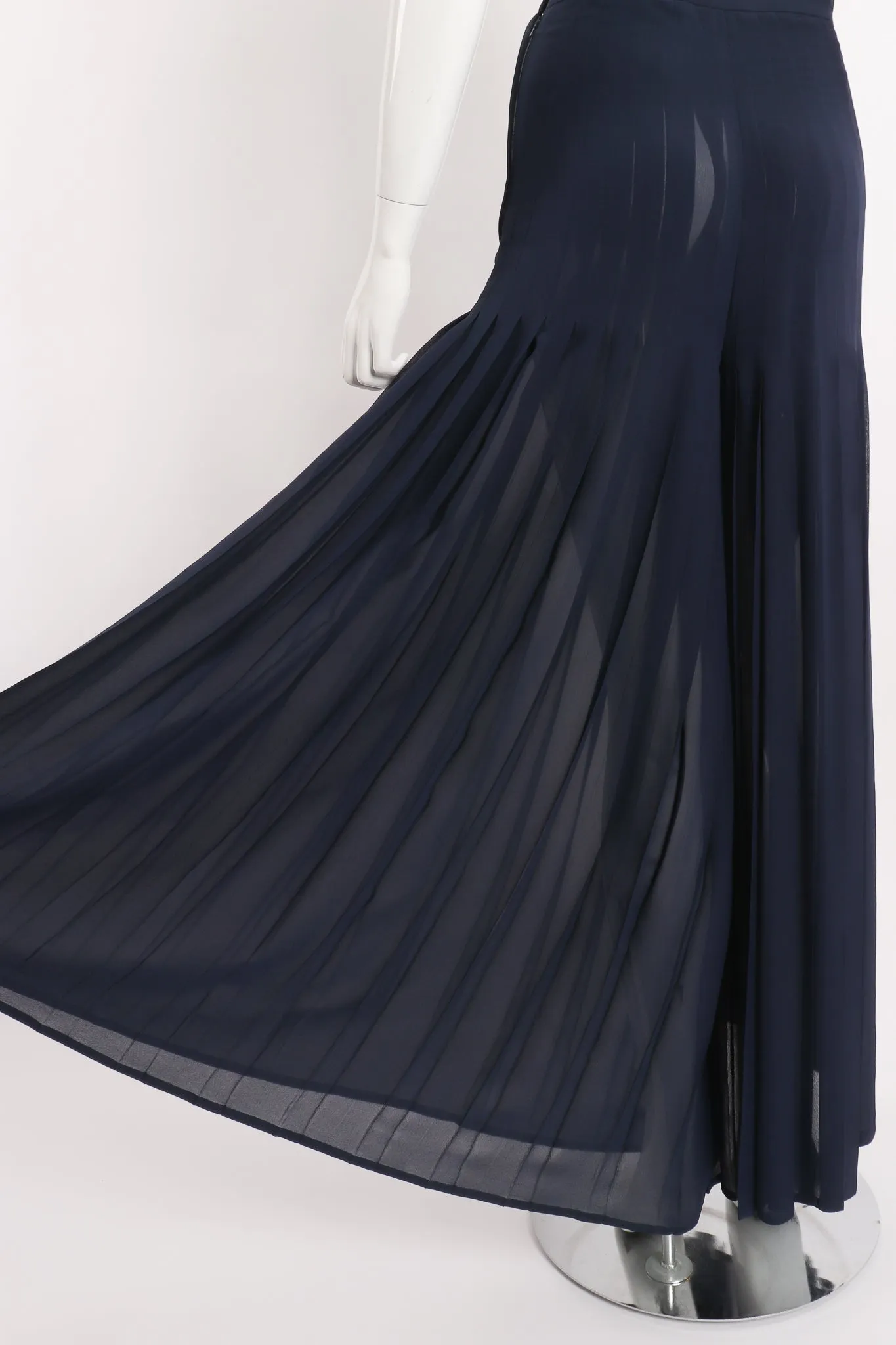 Sheer Chiffon Palazzo Pant