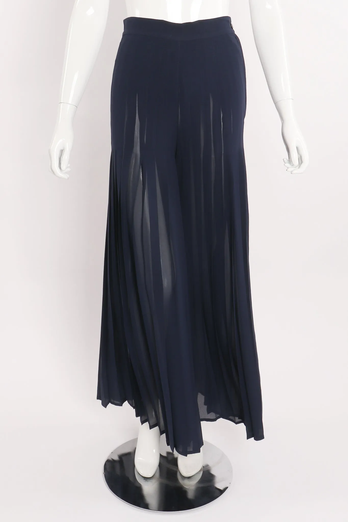 Sheer Chiffon Palazzo Pant
