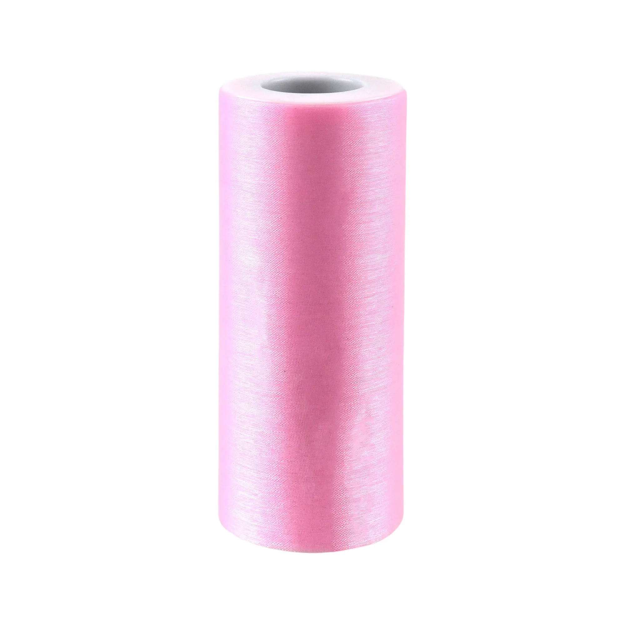 Sheer Organza Solid Color Tulle Roll, 6-inch, 25-yard