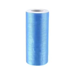 Sheer Organza Solid Color Tulle Roll, 6-inch, 25-yard