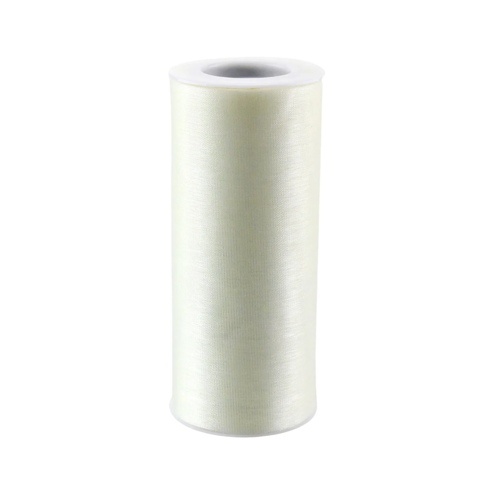 Sheer Organza Solid Color Tulle Roll, 6-inch, 25-yard