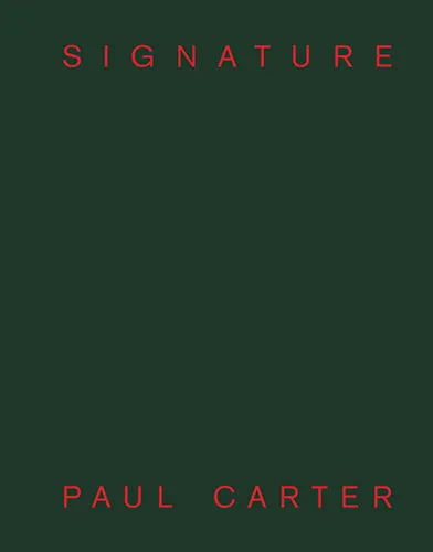 Signature – Paul Carter