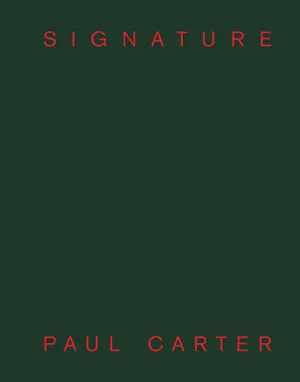 Signature – Paul Carter