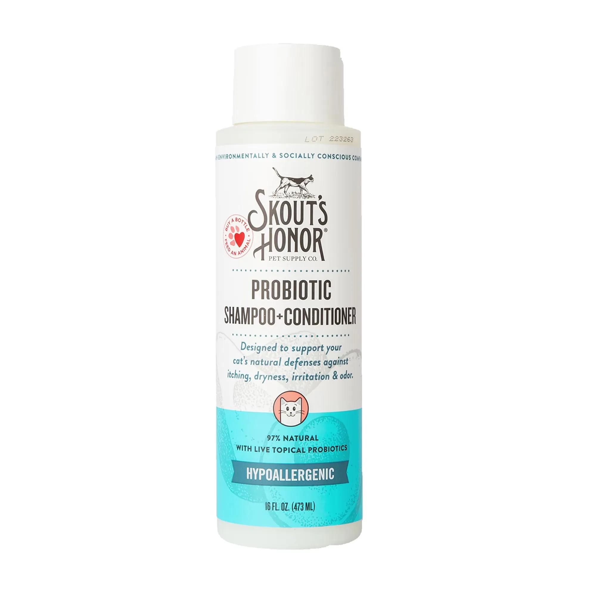 Skout's Honor Probiotic Shampoo and Conditioner- Unscented