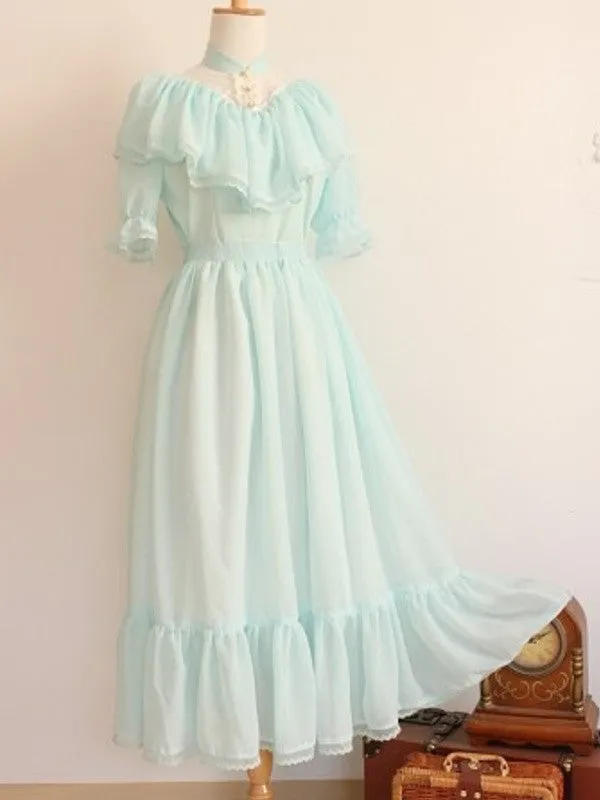 sleeping princess chiffon dress