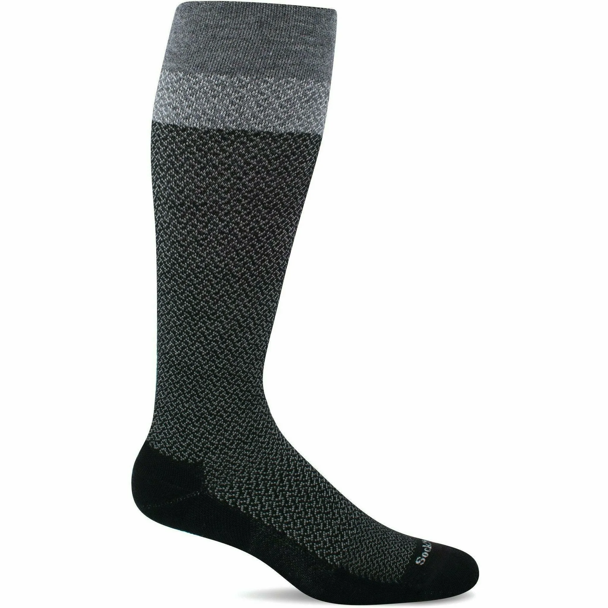 Sockwell Womens Full Twist Wide Calf Fit Moderate Compression Socks