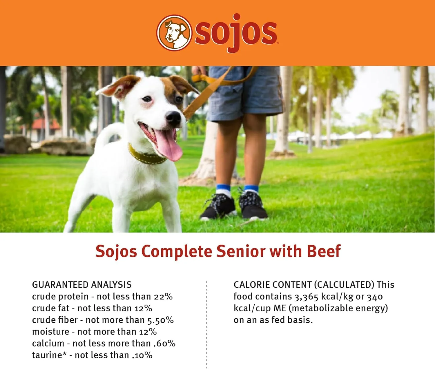 SOJOS Complete Adult Dog Food - Beef