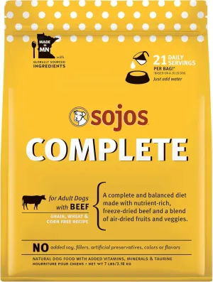 SOJOS Complete Adult Dog Food - Beef