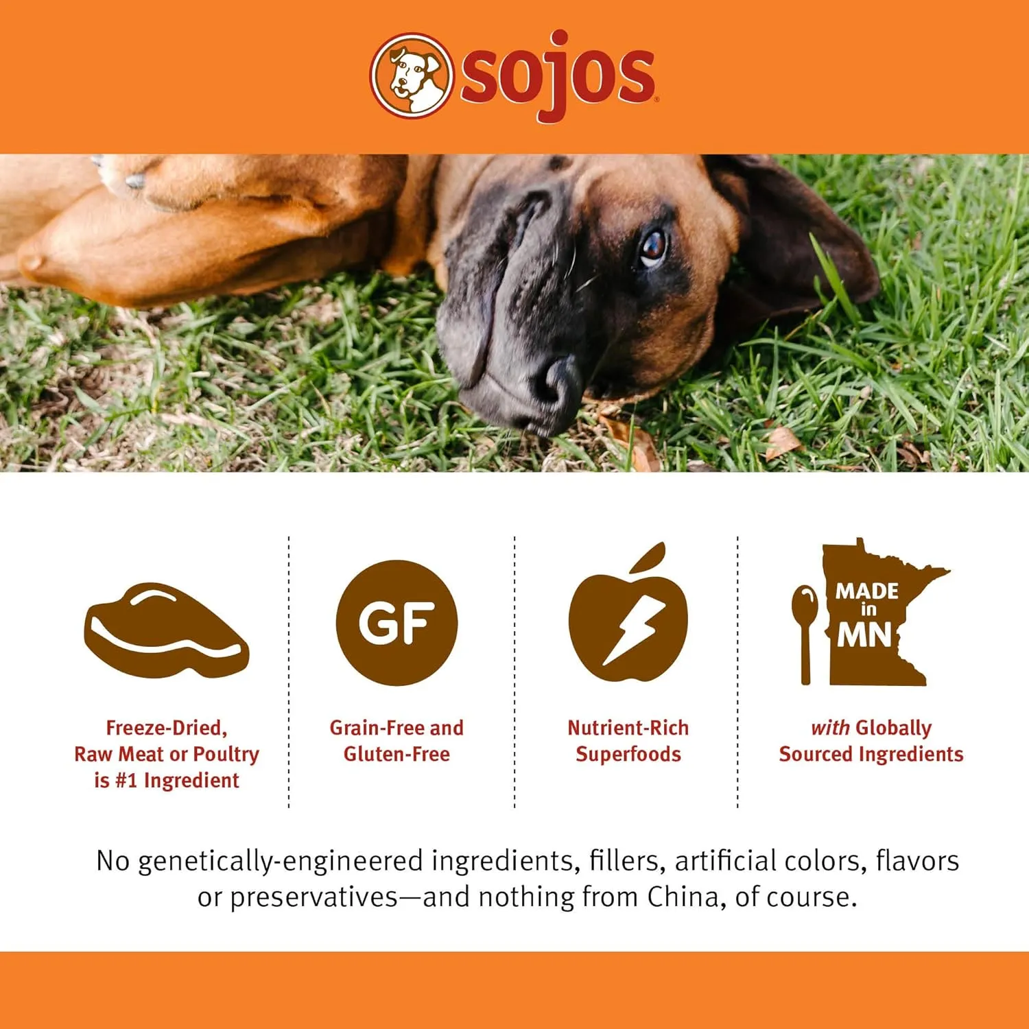 SOJOS Complete Adult Dog Food - Chicken Formula