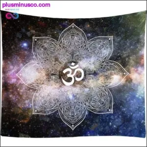 Starry Night Galaxy Decor Psychedelic Tapestry Wall Hanging