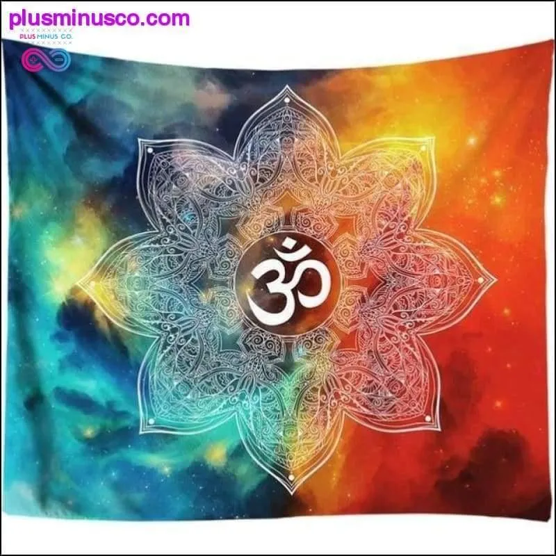 Starry Night Galaxy Decor Psychedelic Tapestry Wall Hanging