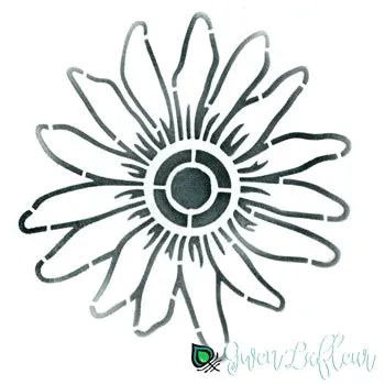 Stencil Boho Mini Daisy by Good Girl Stencils