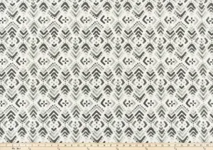 Straight Modern Valance in Shades of Grey Rustic, Tribal Graphic Print, Custom Made, Fully Lined, 100% Cotton,  Custom Made Valance, Old Stone Ink Fabric