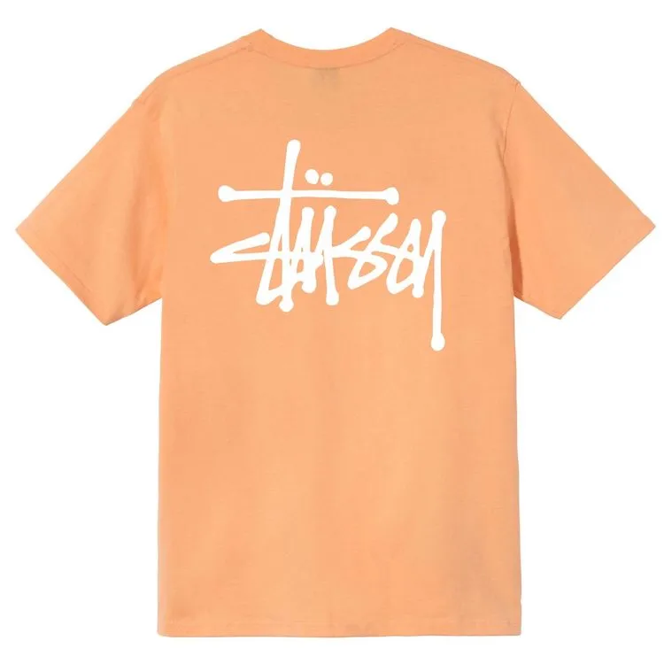 Stussy Basic Logo T-Shirt Peach