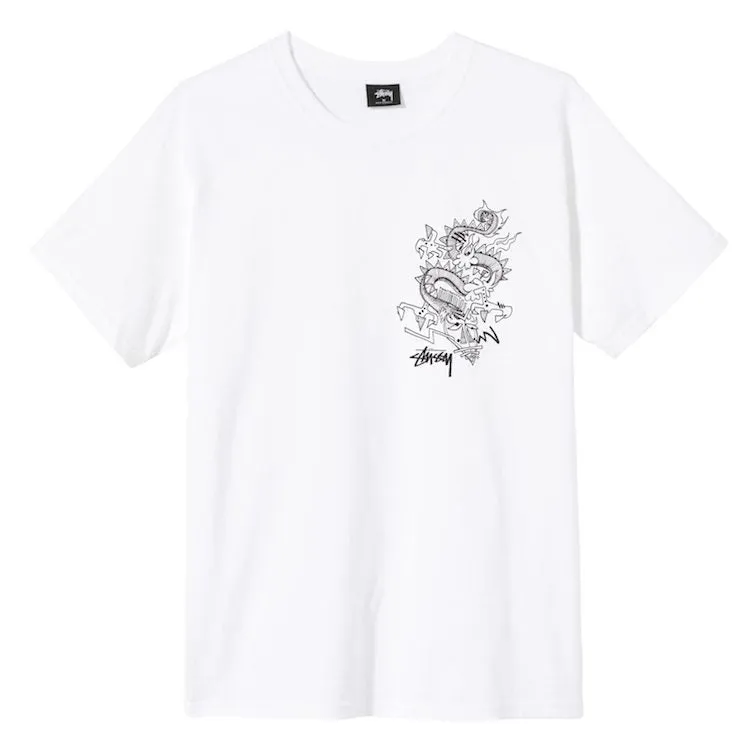 Stussy Funky Tribe T-Shirt White