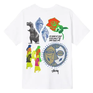 Stussy Funky Tribe T-Shirt White