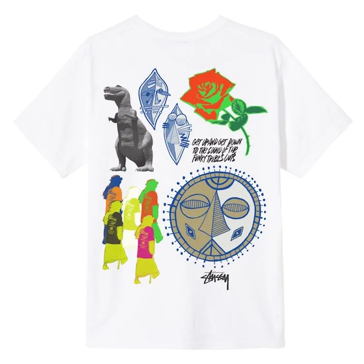 Stussy Funky Tribe T-Shirt White